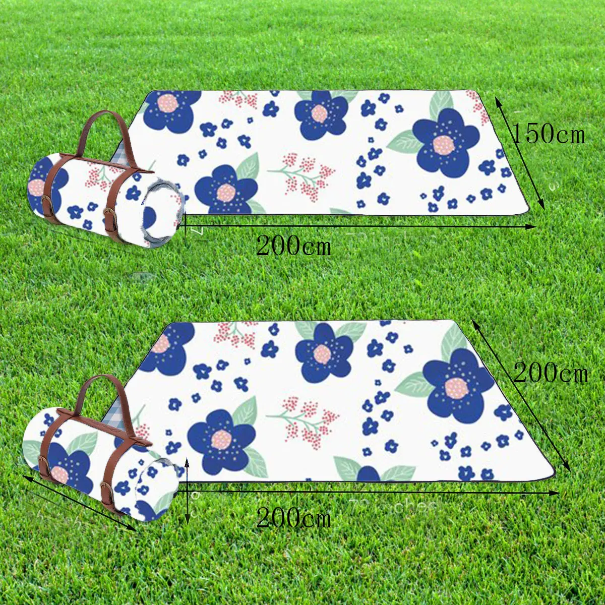 Picnic Blanket Washable Extra Large Outdoor Beach Blanket For Camping