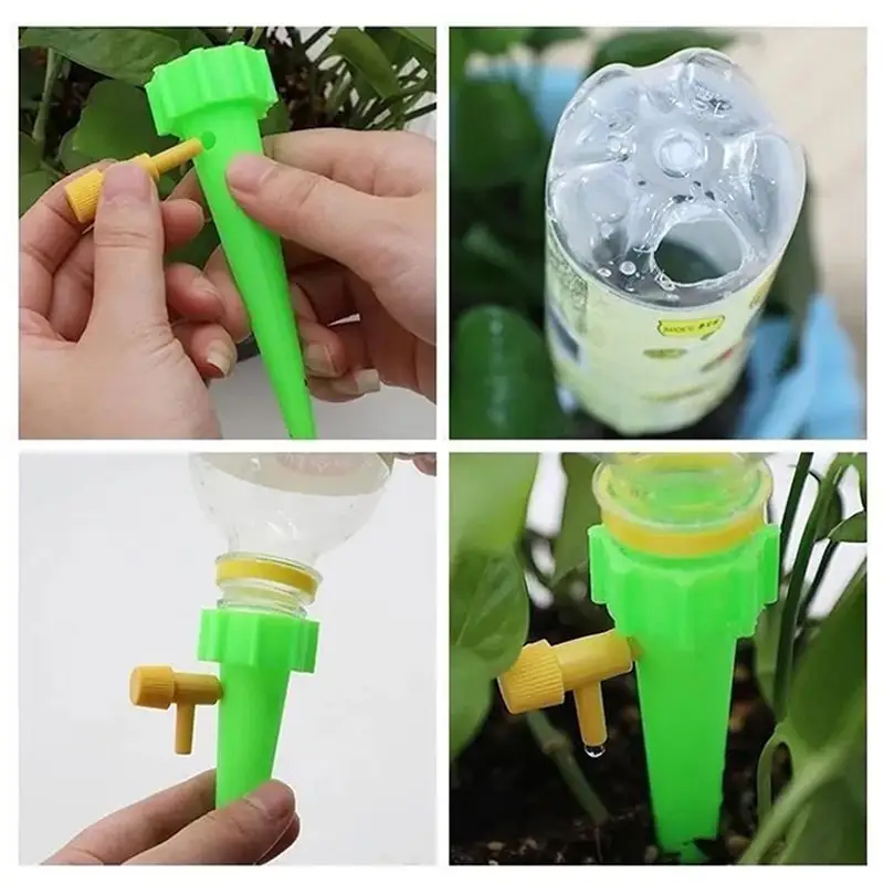 Automatic Watering Device Spike Flower Waterer Drip Irrigation System Water Dropper Garden Plants Adjustable Water Dripper