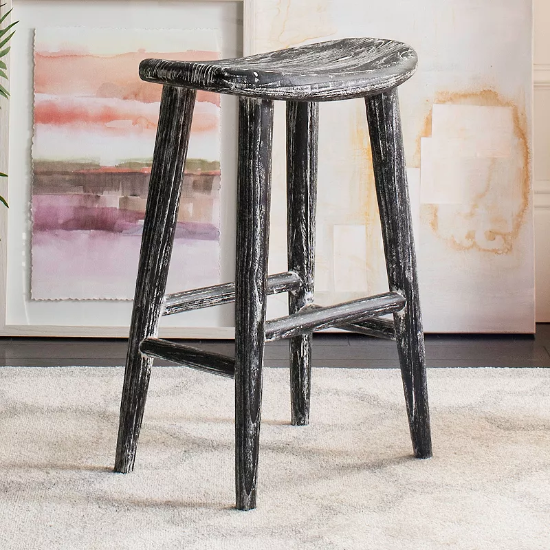 Safavieh Colton Wood Counter Stool