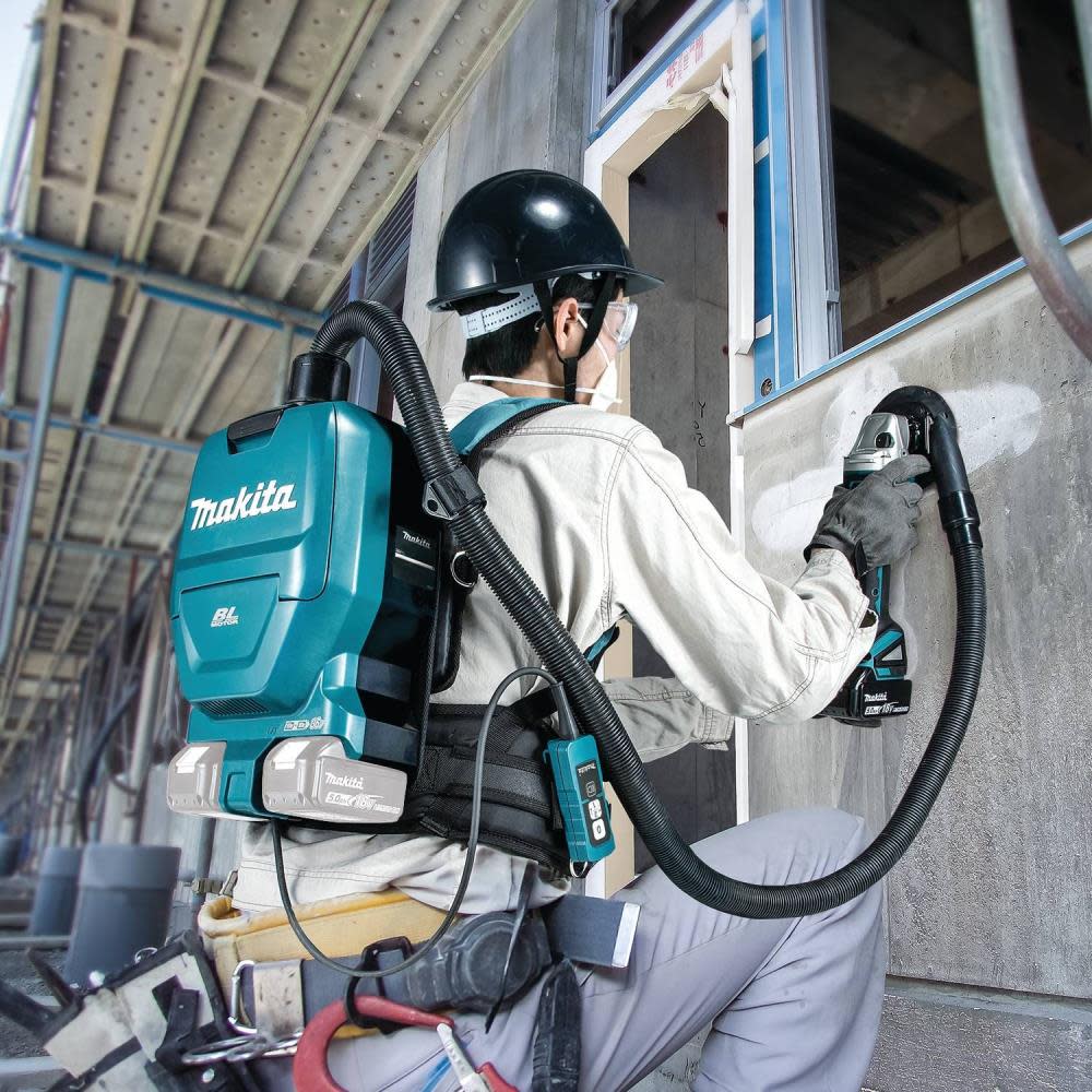 Makita LXT 18V X2 Cordless Dust Extractor HEPA Backpack 1/2 Gallon Tool Only