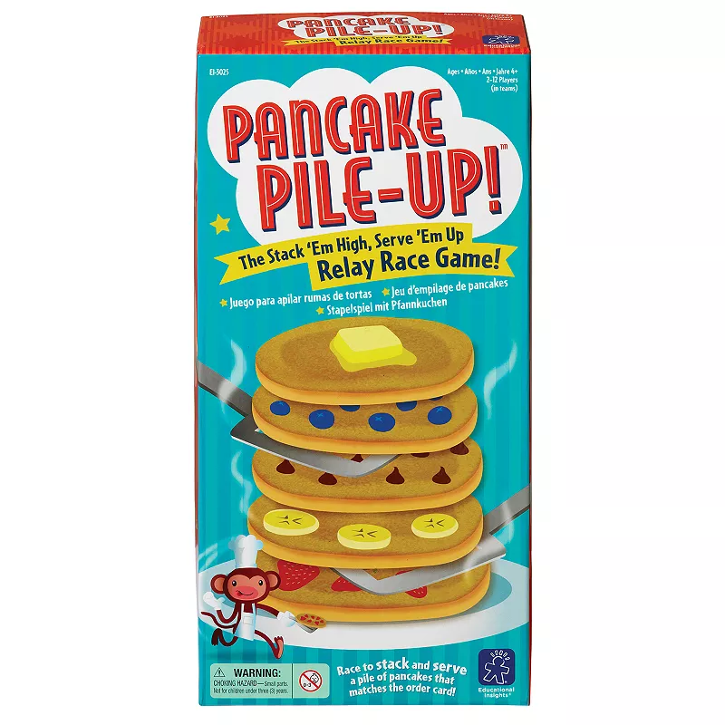 Learning Resources Pancake Pile-Up Relay Race Kids Game