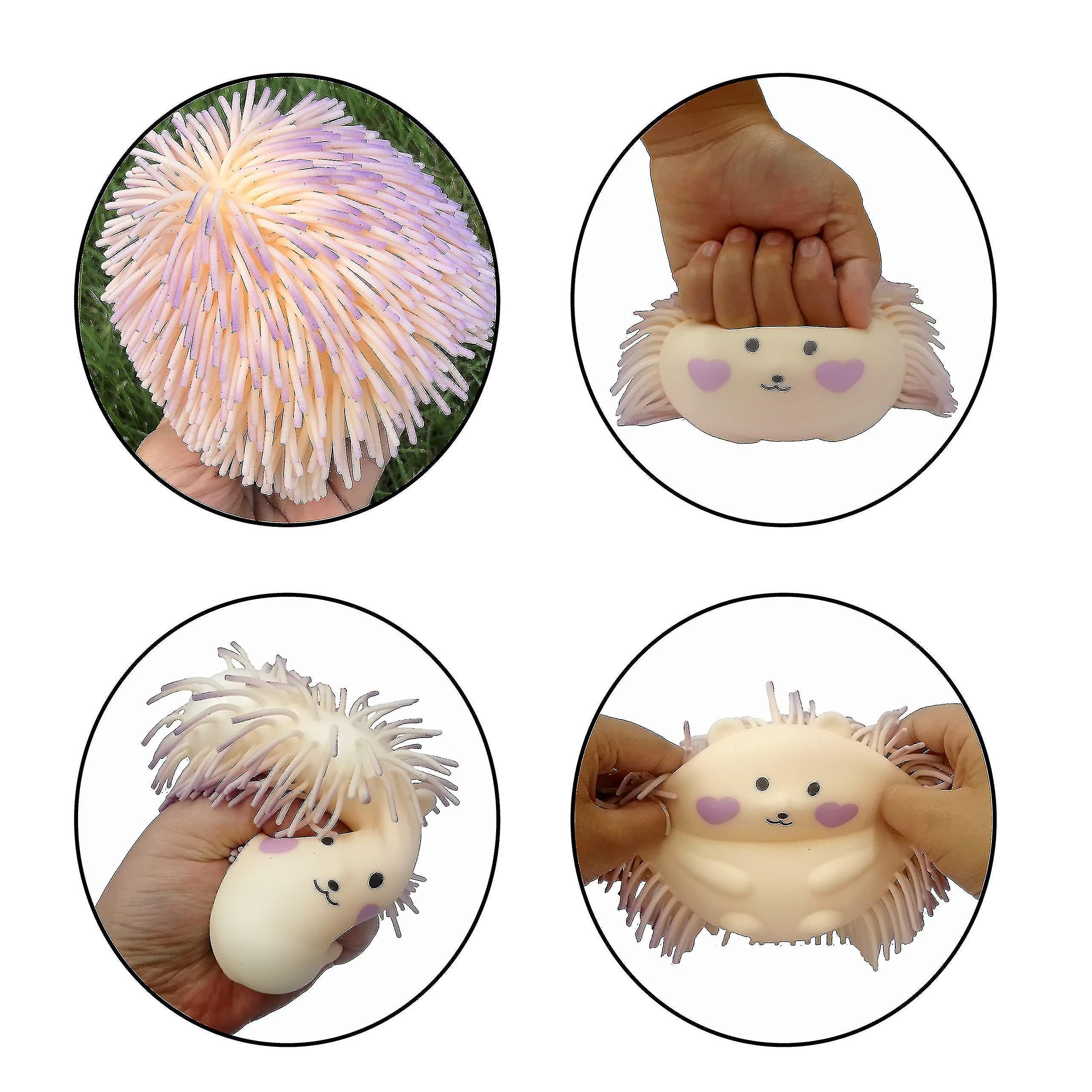 Anxiety Relief For Children And Adults Squeeze Hedgehog Soft Ball-fun Fidget Sensory