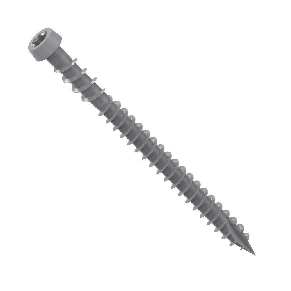 CAMO #10 2-12 in. Gray Star Drive Trim-Head Composite Deck Screw (350-Count) 0349454