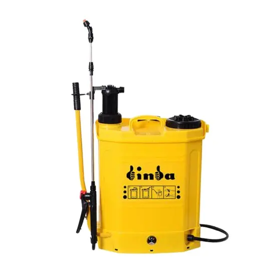 Newest Electric Backpack Battery Knapsack Sprayer Yellow 16L Knapsack Sprayer For Agriculture