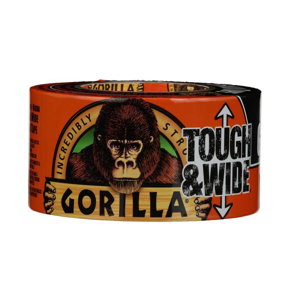 Gorilla 25 yds. Tough and Wide Black Duct Tape 106425