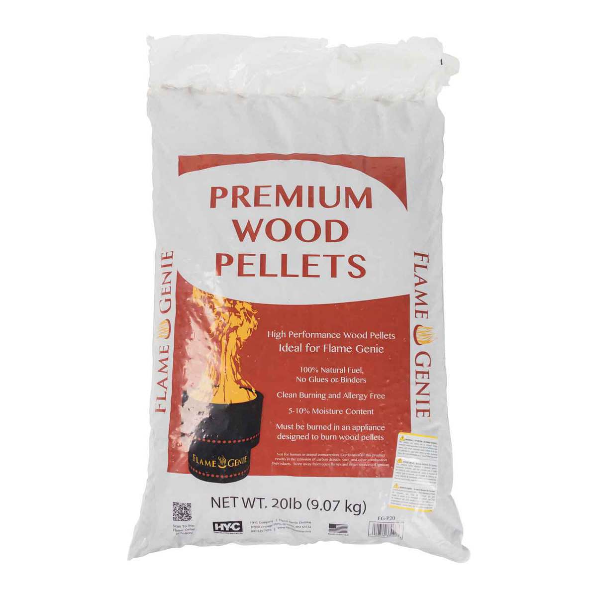 Flame Genie Wood Pellets 20LBS