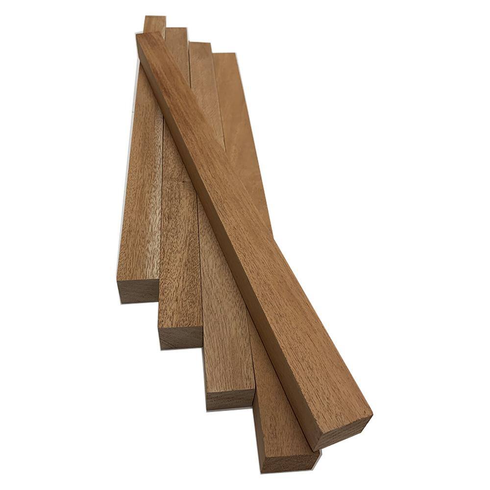 Swaner Hardwood 2 in. x 2 in. x 3 ft. African Mahogany S4S Board (5-Pack) OL08011636MA