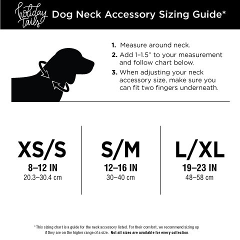 YOULY Poplin Necklace for Dogs， X-Small/Small