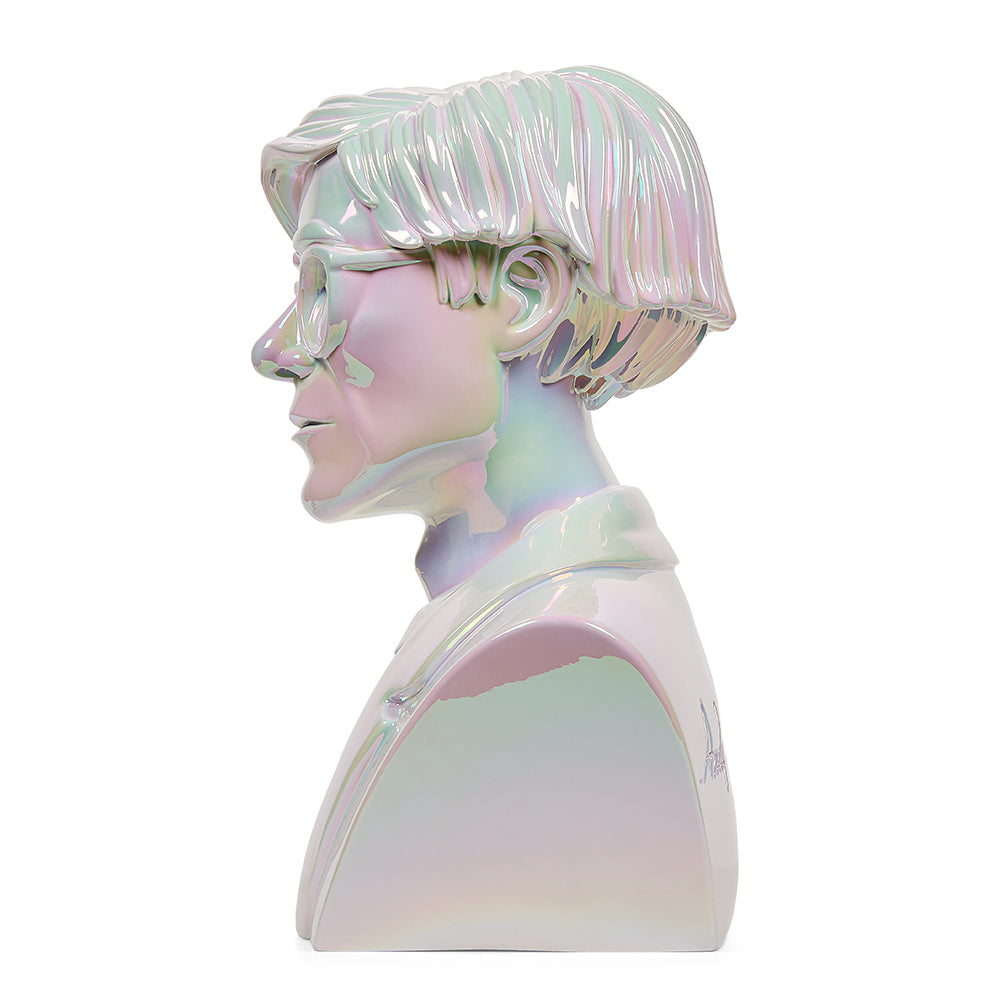 Andy Warhol 12” Bust Vinyl Art Sculpture – Iridescent Edition (Limited Edition of 300)