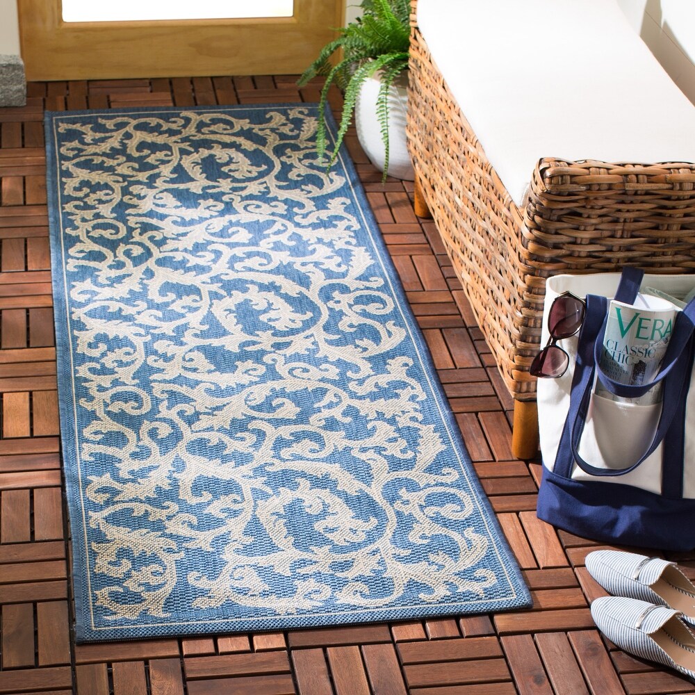 SAFAVIEH Courtyard Darline Indoor/ Outdoor Waterproof Patio Backyard Rug