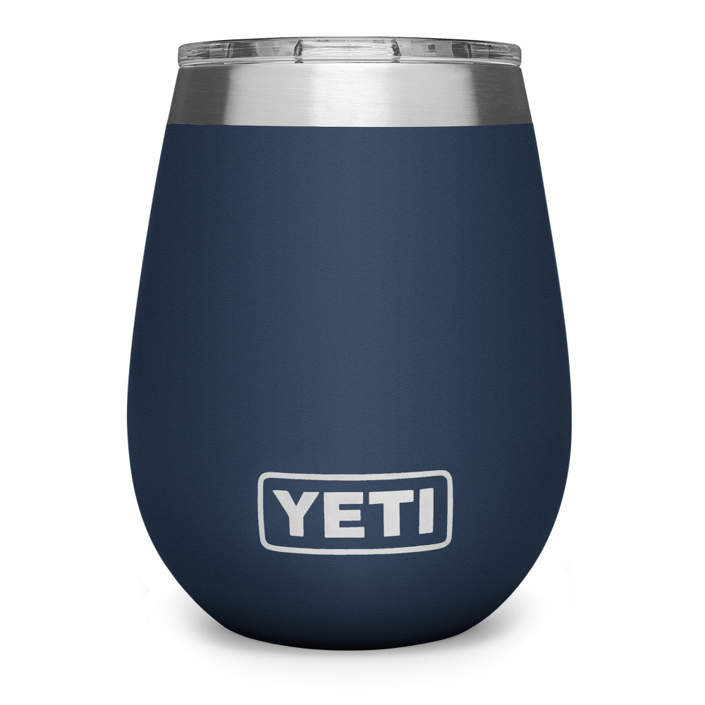 Yeti Rambler Wine Tumbler with MagSlider Lid 10oz， Navy