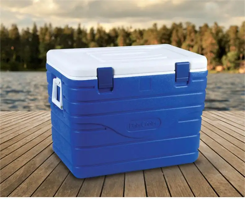 Insulated custom cooler boxes 125l portable ice chest cooler box for outdoor camping hiking fishing