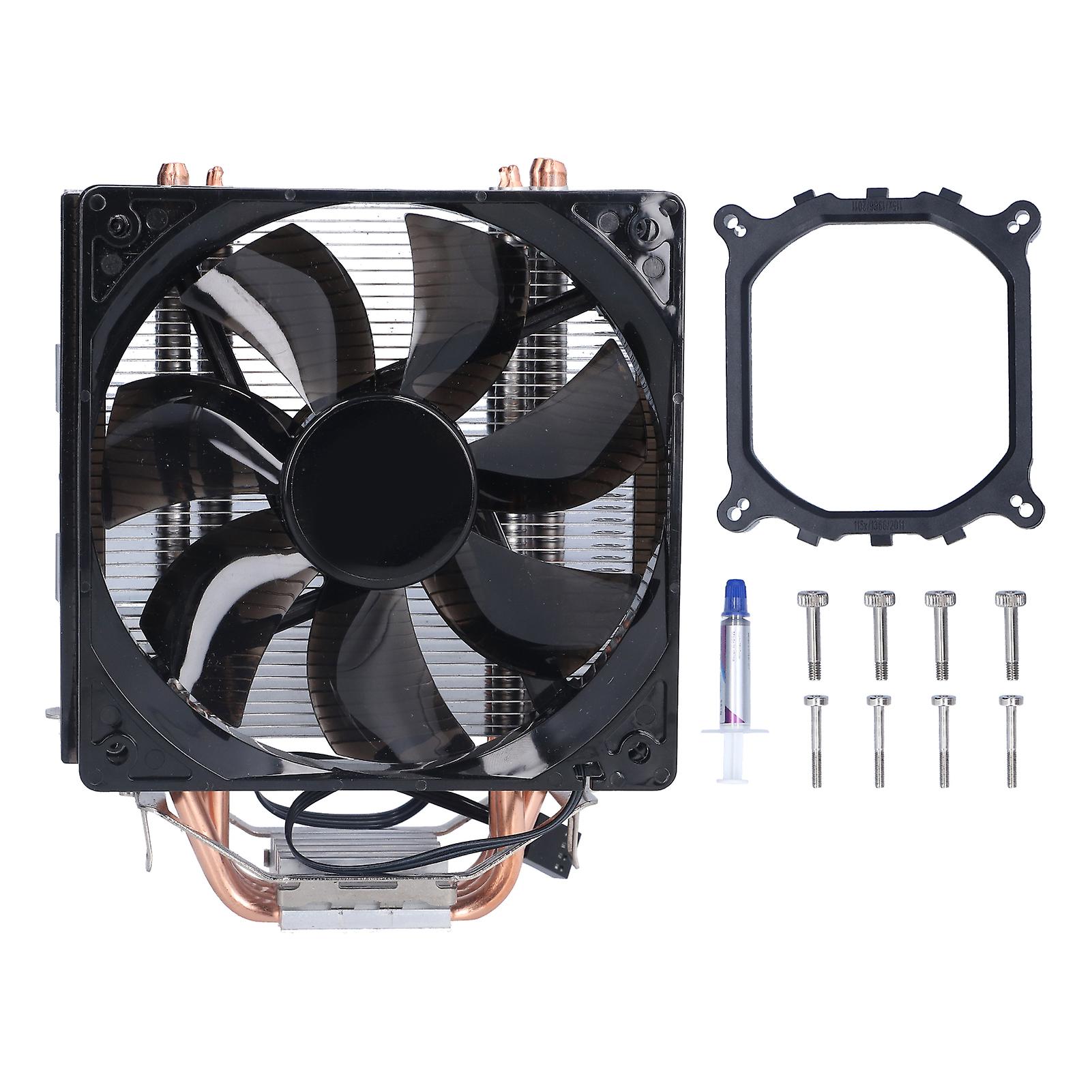 Cpu Cooling Fan Durable Shock Absorption Pure Copper Four Heat Pipe Mute Desktop Heat Sink