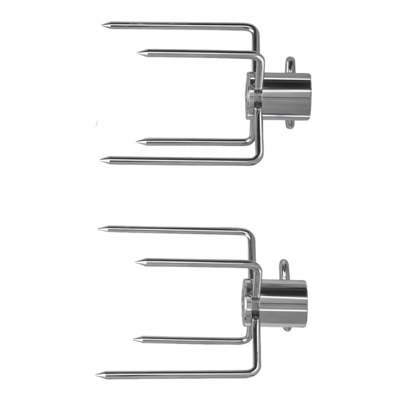 Napoleon Rotisserie Forks  Compatible with Prestige Pro amp Rouge BBQ