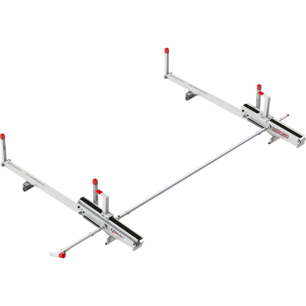 EZGLIDE2 Fixed Drop-Down Ladder Rack， Compact ;