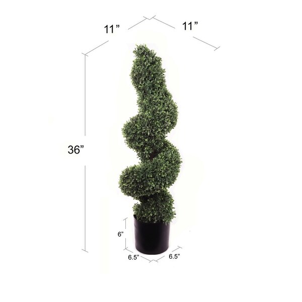 36 Boxwood Spiral Topiary