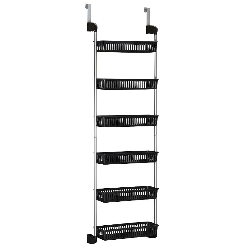 Household Essentials 6-Basket Over-the-Door Storage Rack