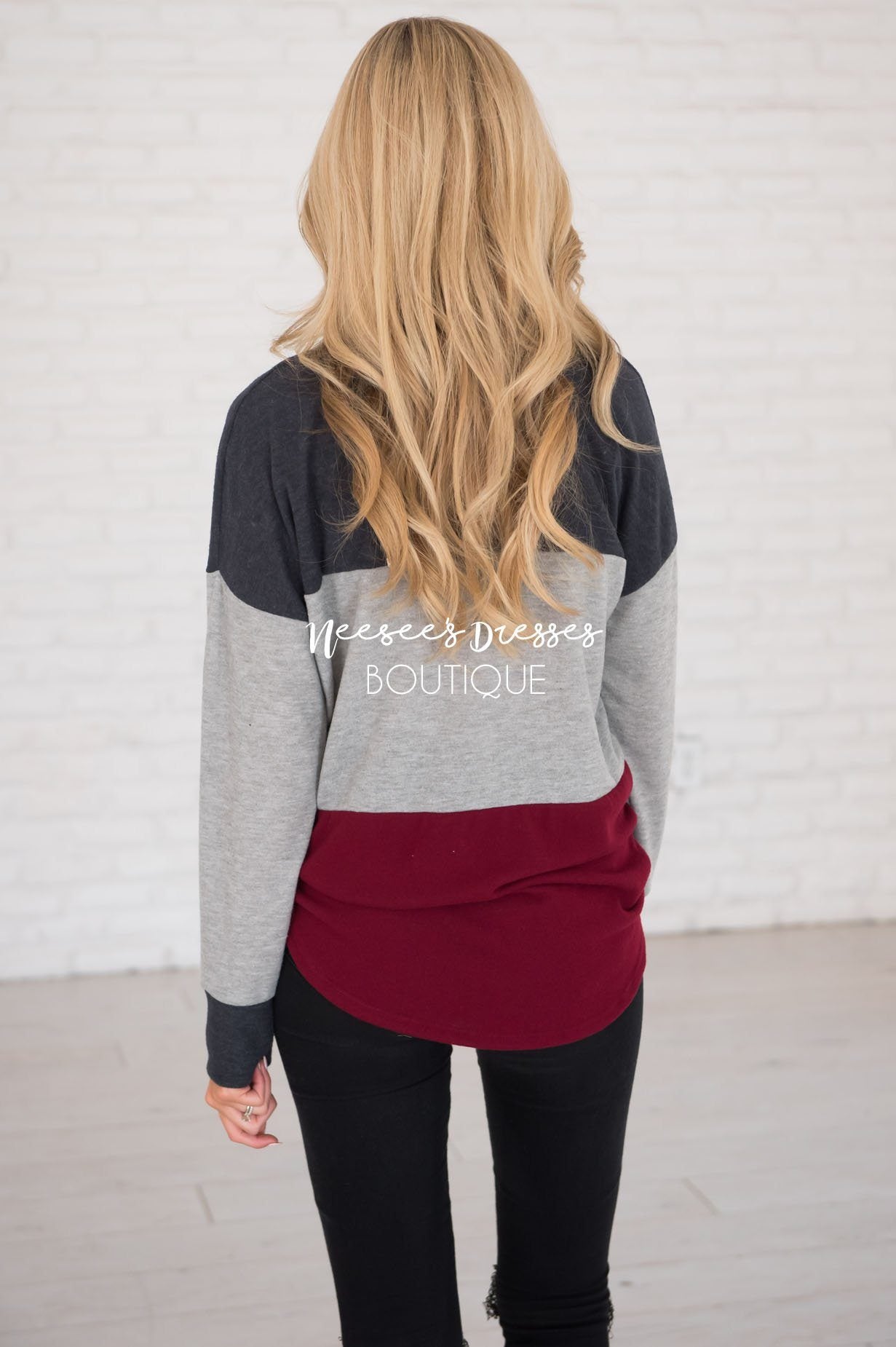 Darling Be Mine Color Block Sweater