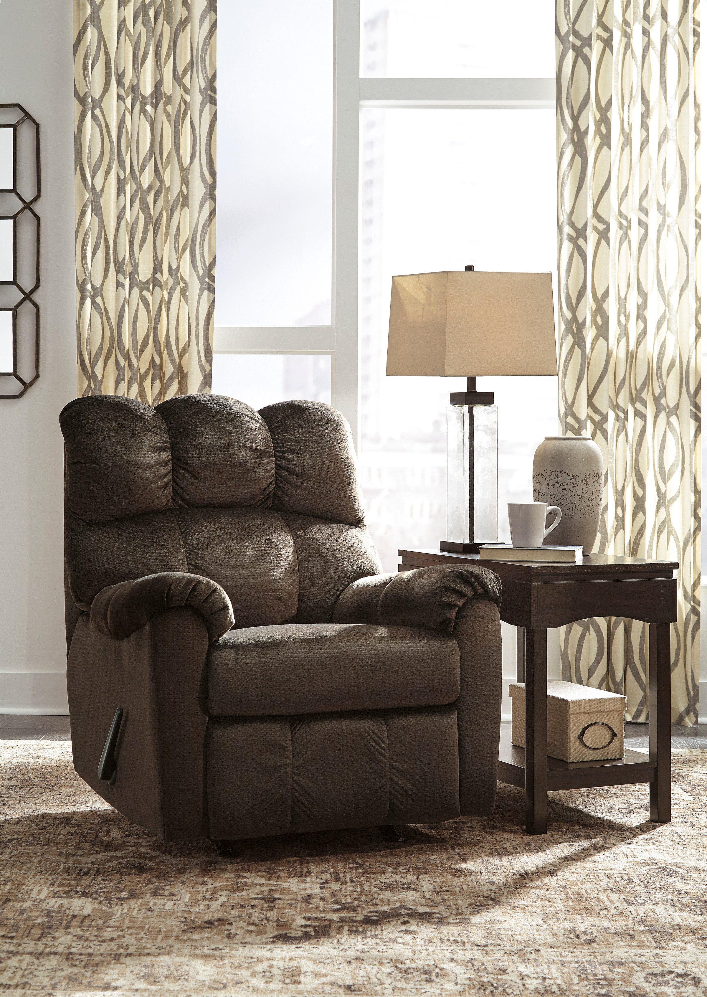 Foxfield Chocolate Rocker Recliner