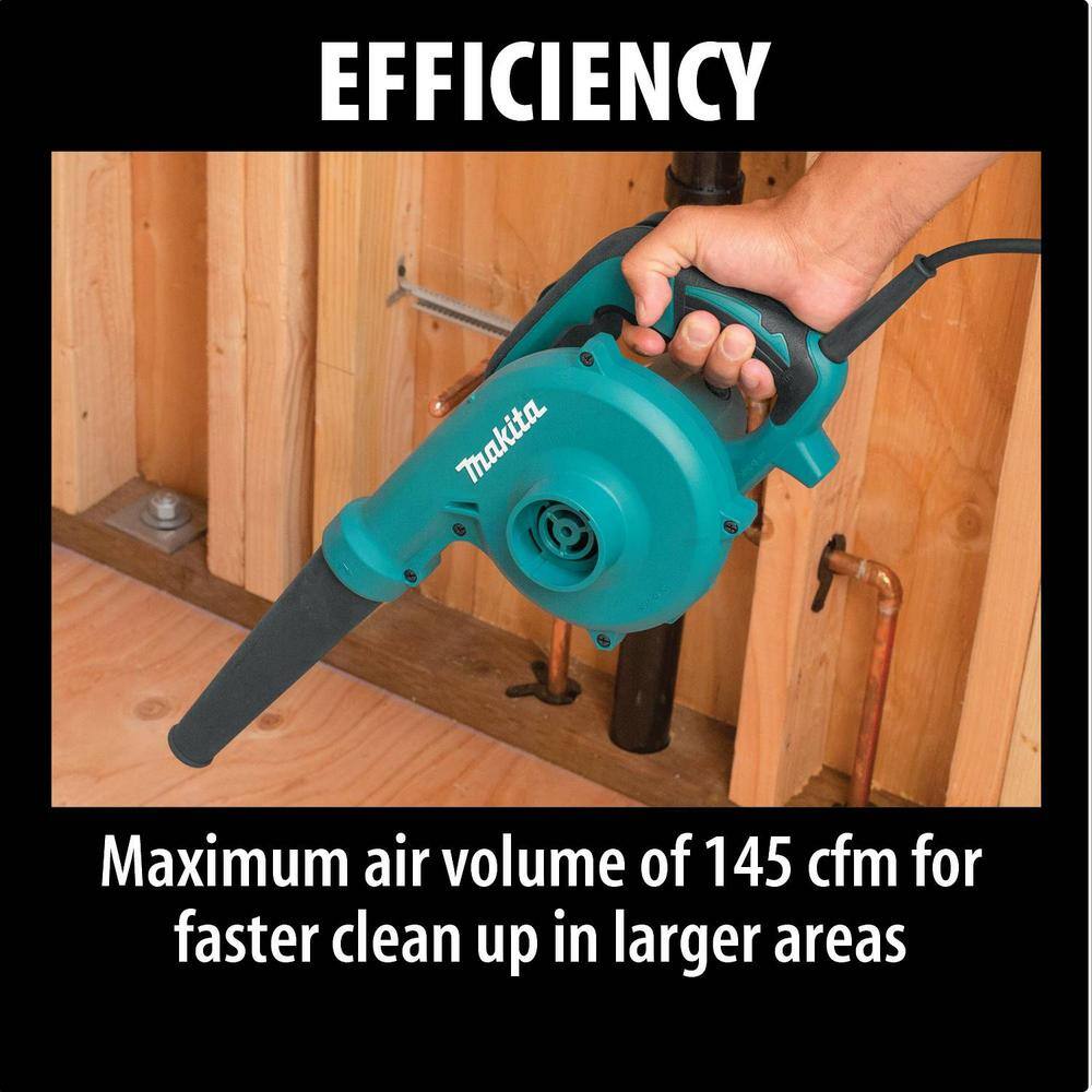 Makita 203 MPH 145 CFM 6.8 Amp Electric Blower UB1103