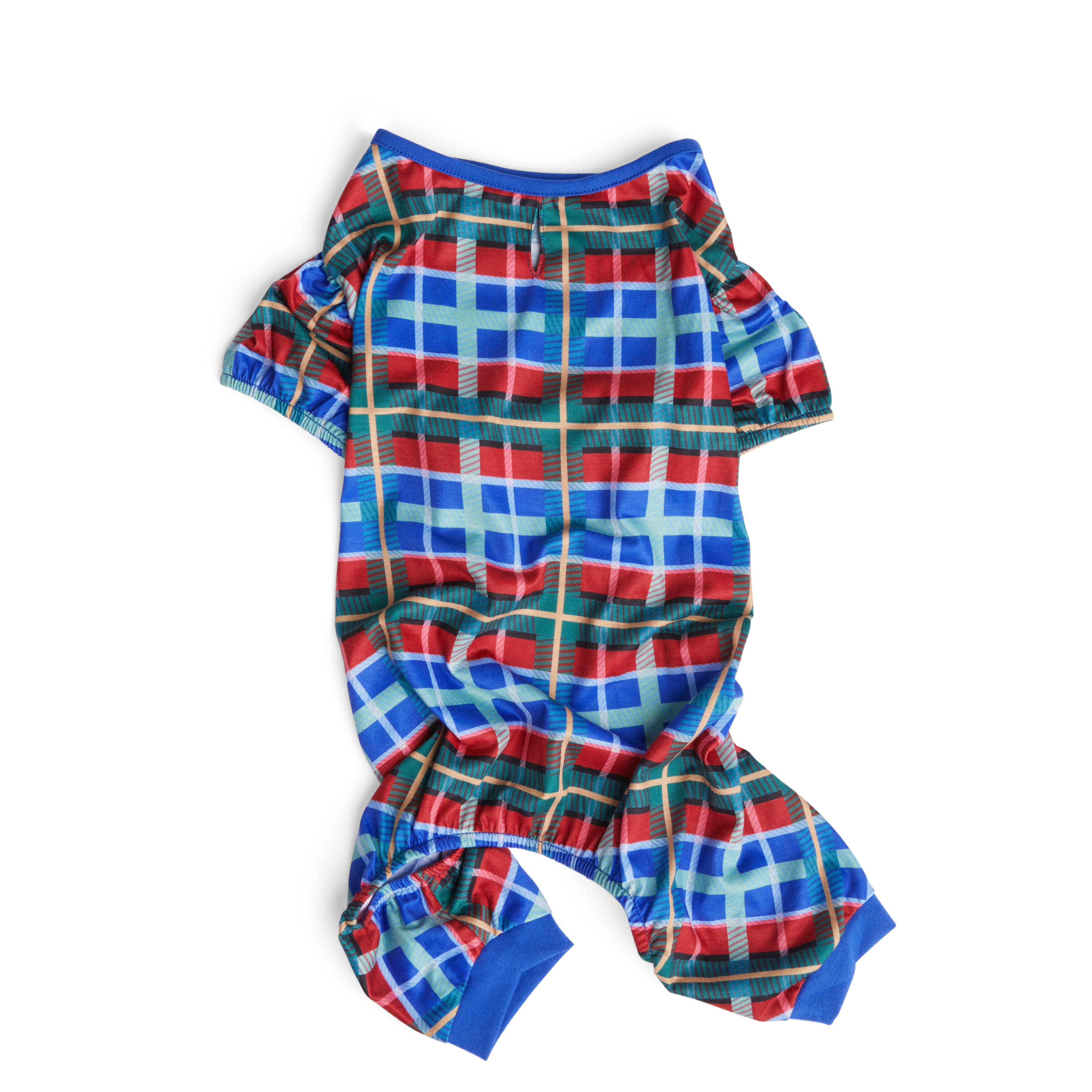 YOULY Plaid Pet Pajamas， XX-Small