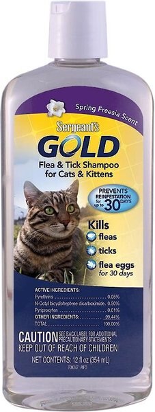 Sergeant's Gold Flea and Tick Shampoo for Cats