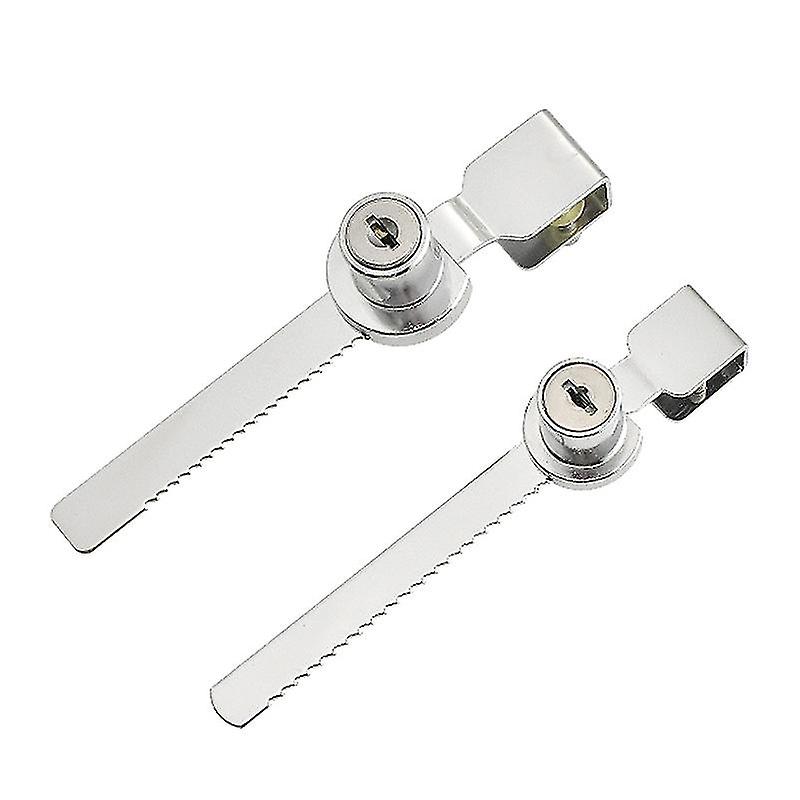 2pcs Top Quality Reptile Vivarium Terrarium Sliding Showcase Glass Door Lock And Key， Pliers Security Lock Key Lock