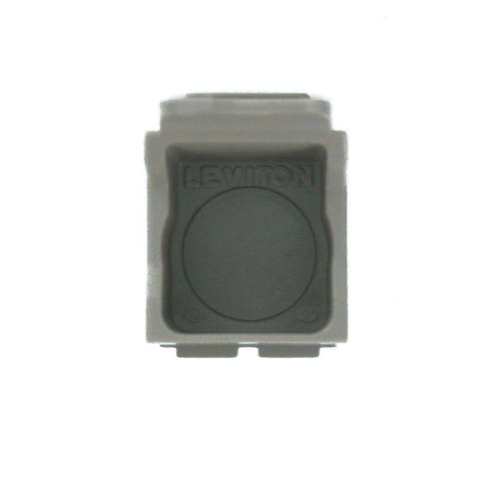 Leviton QuickPort Blank Inserts Gray (10-Pack) 41084-BG