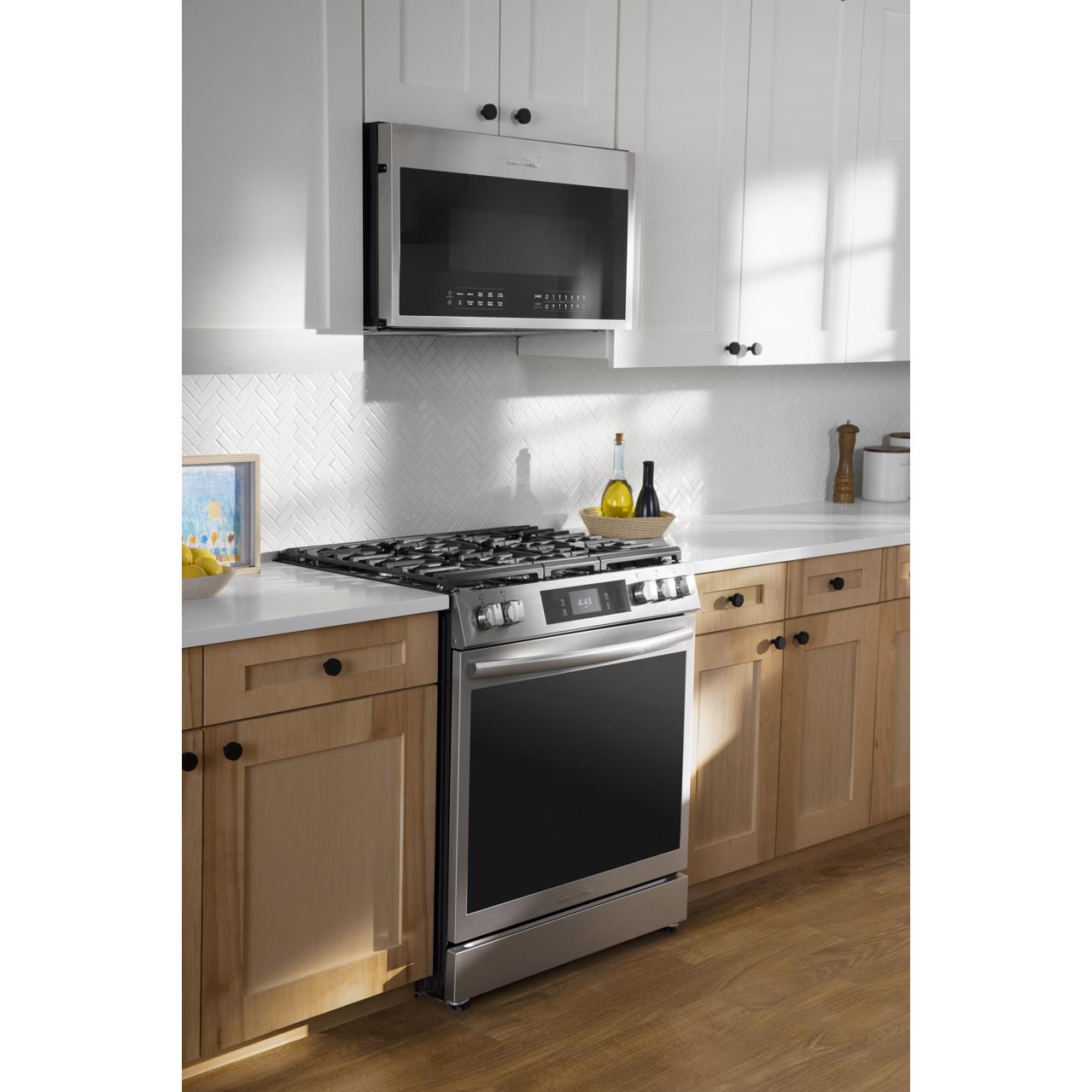 Frigidaire Gallery 30-inch Gas Range with Convection Technology GCFG3060BF