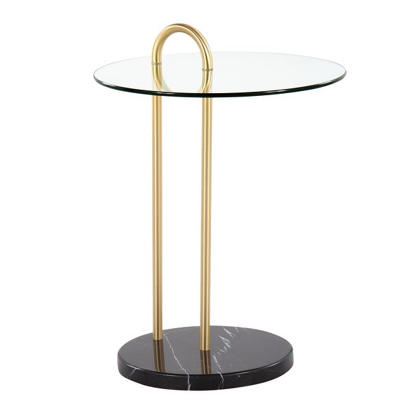 Silver Orchid Battista Side Table