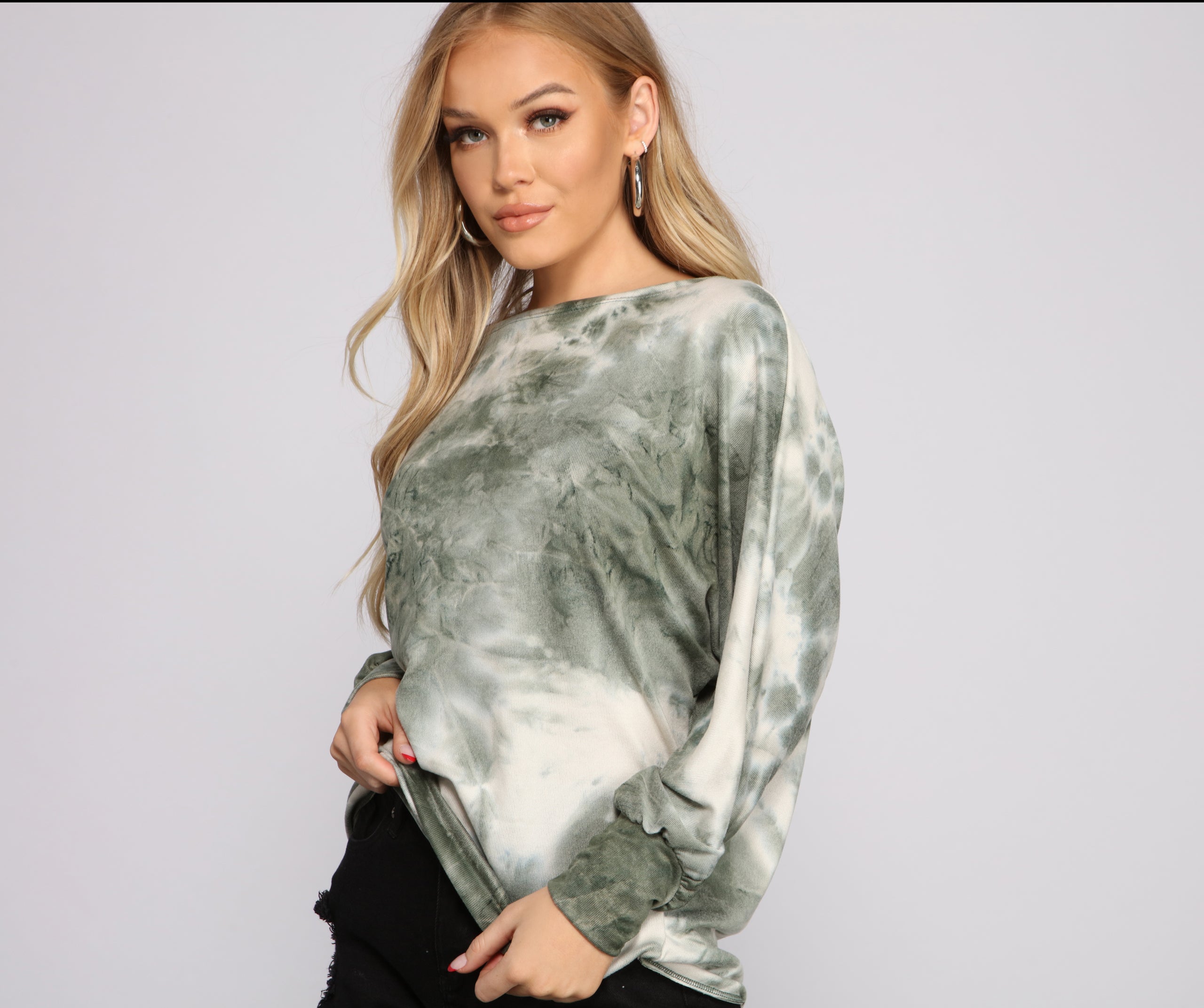 Tie Dye Chic Oversized Top