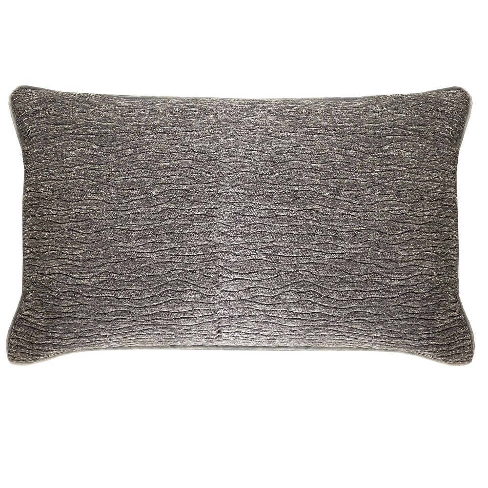 Rodeo Home Tyson Embossed Chenille Lumbar Pillow