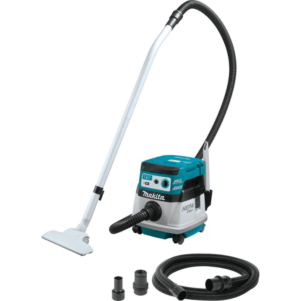 Makita 18V X2 LXT 36V 2.1 Gallon HEPA Dry Dust Extractor/Vacuum Kit AWS XCV08PT from Makita