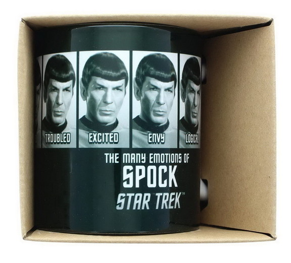 Star Trek Emotions of Spock 11oz Boxed Ceramic Mug