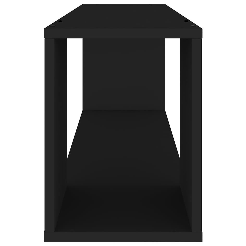 Tv Cabinet Black 100x24x32 Cm Engineered Wood