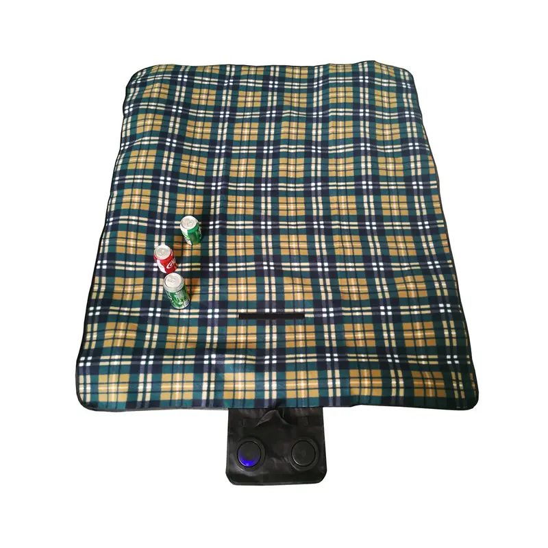 Waterproof Picnic Blanket  bluetooth speaker / Camping Outing Camping Mat / Outdoor blankets