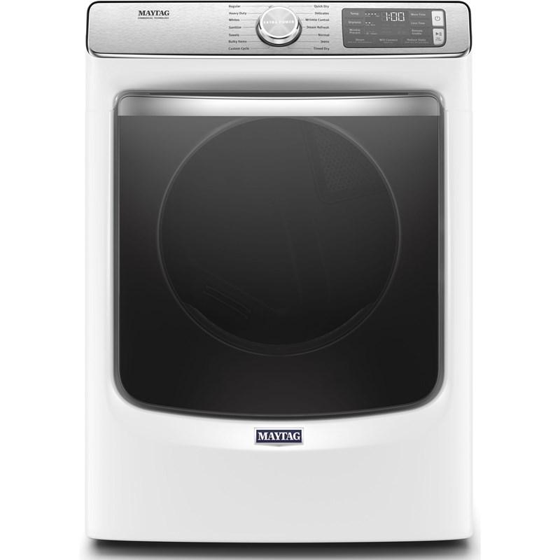 Maytag YMED8630HW 73 Cube Feet Smart Front Load Electric Dryer With E