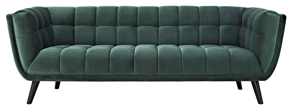 Bestow Velvet Sofa   Midcentury   Sofas   by PARMA HOME  Houzz