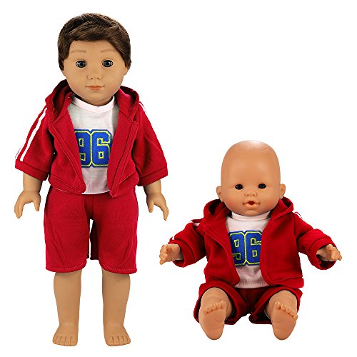 Barwa Barwa Boy Doll Clothes 6 Sets Boy Doll Clothes Daily Casual Clothes Outfits Compatible For 14 To 16 Inch Baby Doll And 18 Inch Boy Dolls Toys_And_Games