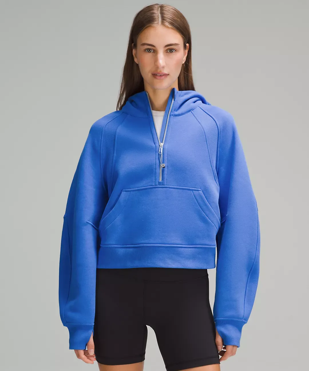 Scuba Oversized Half-Zip Hoodie