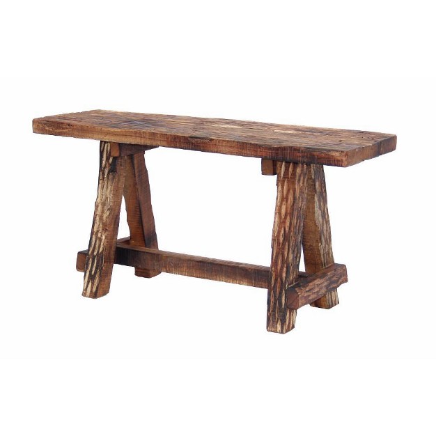 Wooden Garden Patio Bench Brown The Urban Port