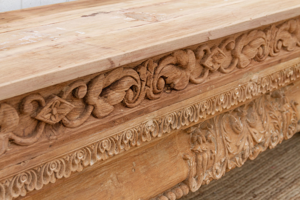 Long 18th Century Beam Console Table   Rustic   Console Tables   by De cor  Houzz