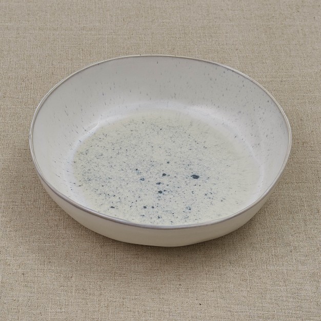 Split P Blue Speckled Serving Bowl