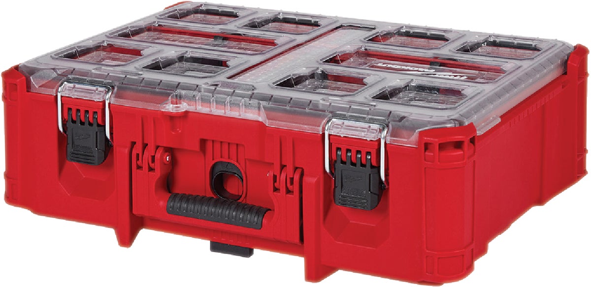 MW PACKOUT Deep Organizer Toolbox 50 Lb. Black Red