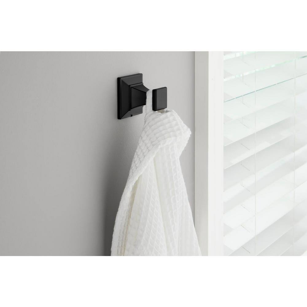 Glacier Bay Lorent Robe Hook in Matte Black BTH-003-110