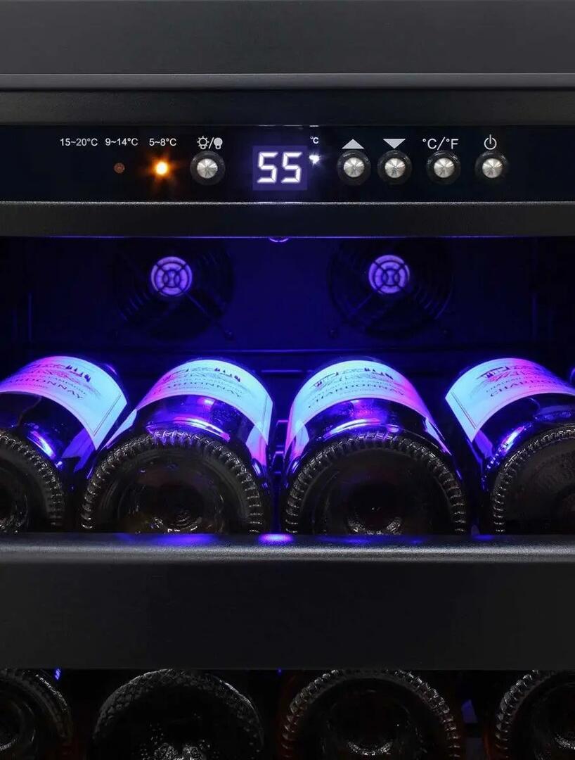 Element by Vinotemp EL100SBB 24 Inch Black Wine Cooler