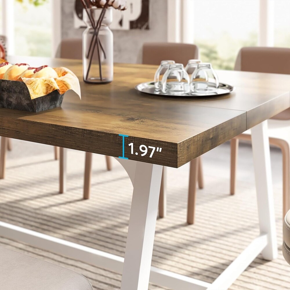 70.9 Inches Dining Table for 8 People  Family Gathering