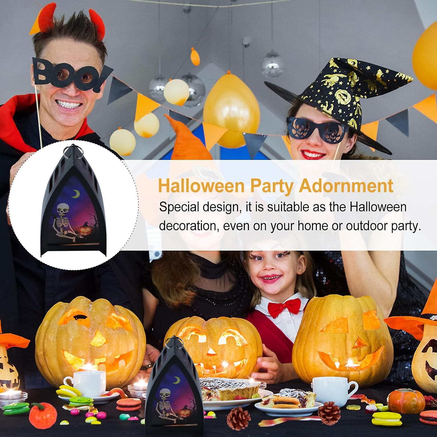 Halloween Party Lamp Decoration: Halloween Desktop Ornament For Party Favor Accessory