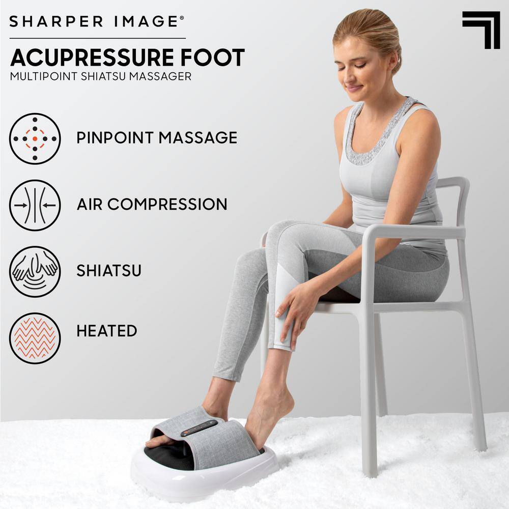 Sharper Image 3-Speed Massager Acupoint Foot Multipoint Acupressure 1012646