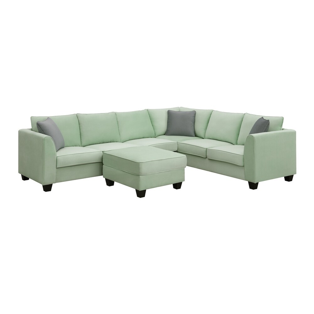 Sectional Sofa Couches with Ottoman